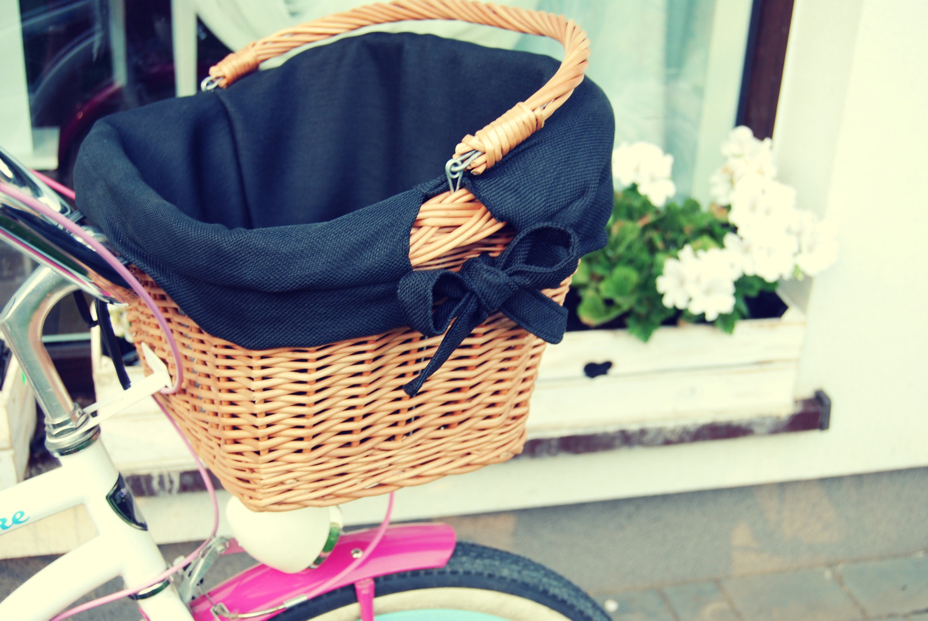 Big Bike Basket COVER Wicker Bike Basket Bicycle Basket Etsy