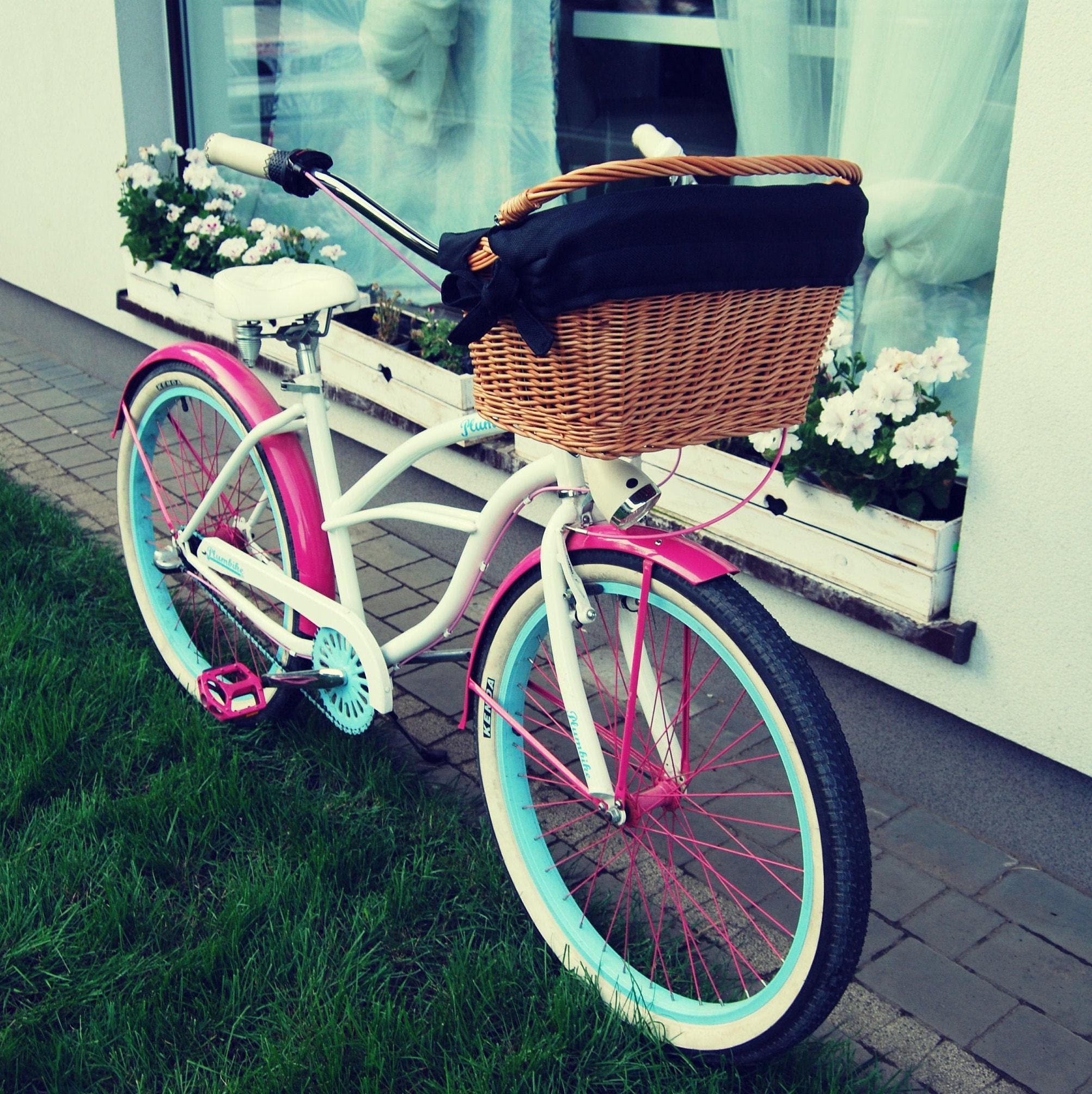 Bike basket with cover sale