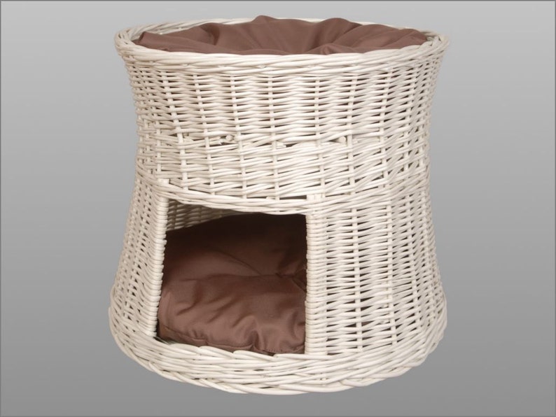 Wicker Pet bed CUSHIONS Wicker Pet furniture dog house Etsy