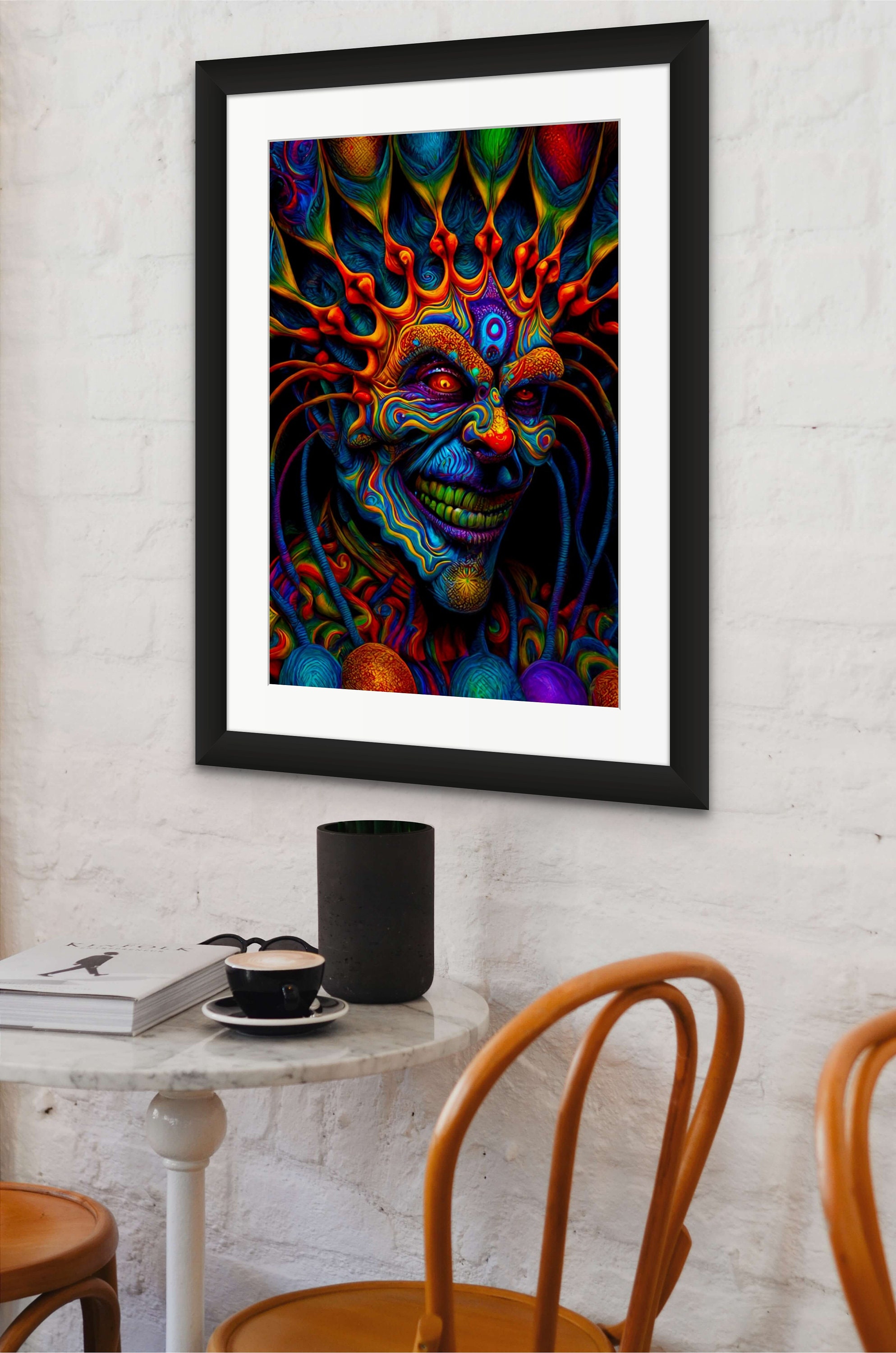 Surreal Psychedelic Entity Art Psychedelic Art Wall Art - Etsy UK