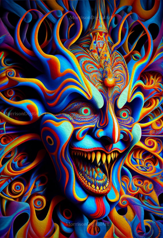 Wall art psychedelic sale