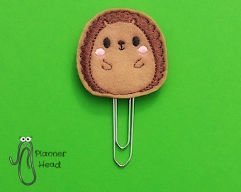 bookmark filofax Cute woodland deer paper planner clip Embroidery