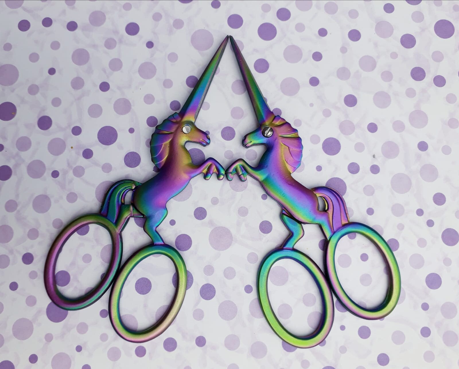 Unicorn Embroidery Scissors, Rainbow Craft Sewing Scissors, Iridescen…