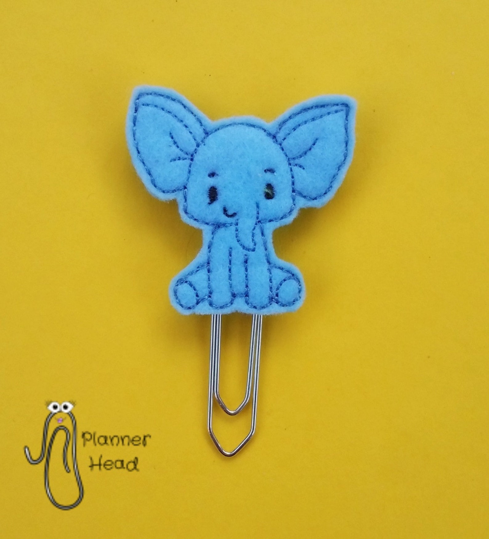 Elephant Planner Clips Elephant Paper Clips Elephant Etsy