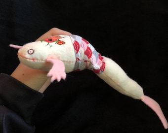 Frolic the Frog -- OOAK Frog Art Doll