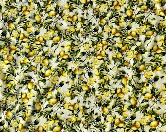 Lemons & Roses Reversible Tarot/Altar Cloth
