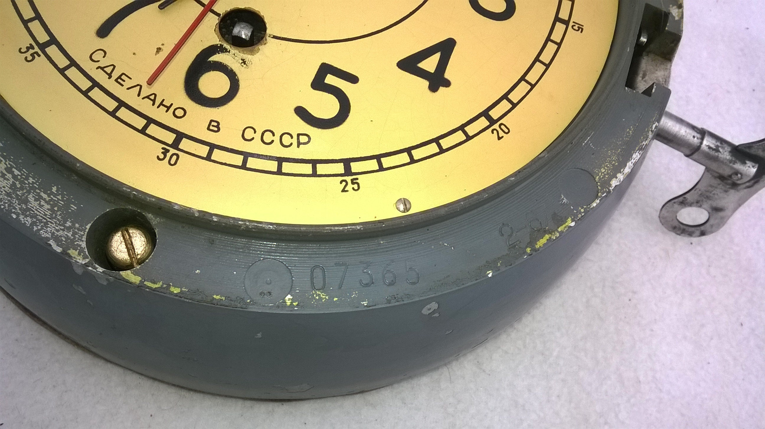 Soviet Military Submarine Old Ship Clock Mechanical Original Etsy
