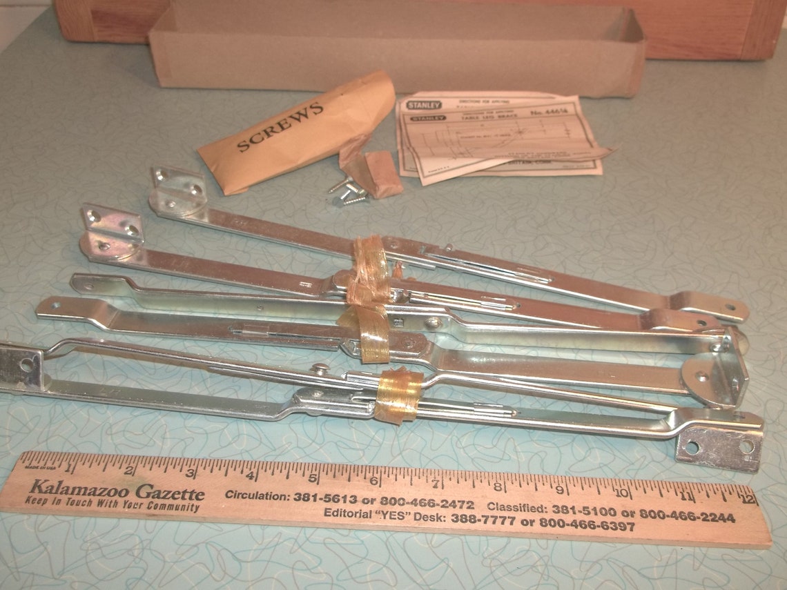 Vintage Stanley Folding Table Leg Braces No 446 1/4 Etsy