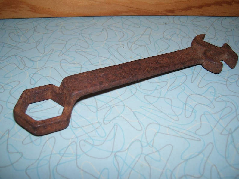 Vintage Multi wrench cast iron farm tool. Etsy