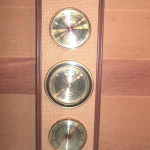 Vintage Jason Empire Wall Barometer - Outdoor Thermometers