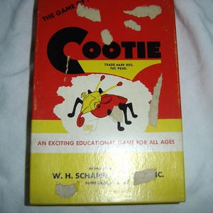 Vintage The Game of Cootie by W.H. Schaper Company