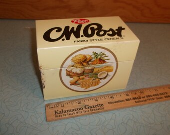 Post Cereal Box Etsy Post Cereal Box Etsy