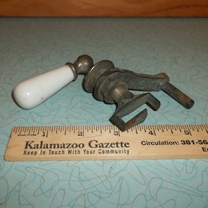 Vintage Porcelain handled faucet valve stem