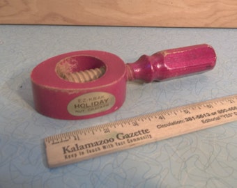 Vintage EZ-Krak Holiday Nut Cracker