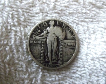 1925 P Liberty Standing Quarter in Very Good Circulated Condition
