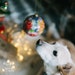 Set of 2 Hand painted ornaments / balls/ Petrykivka /