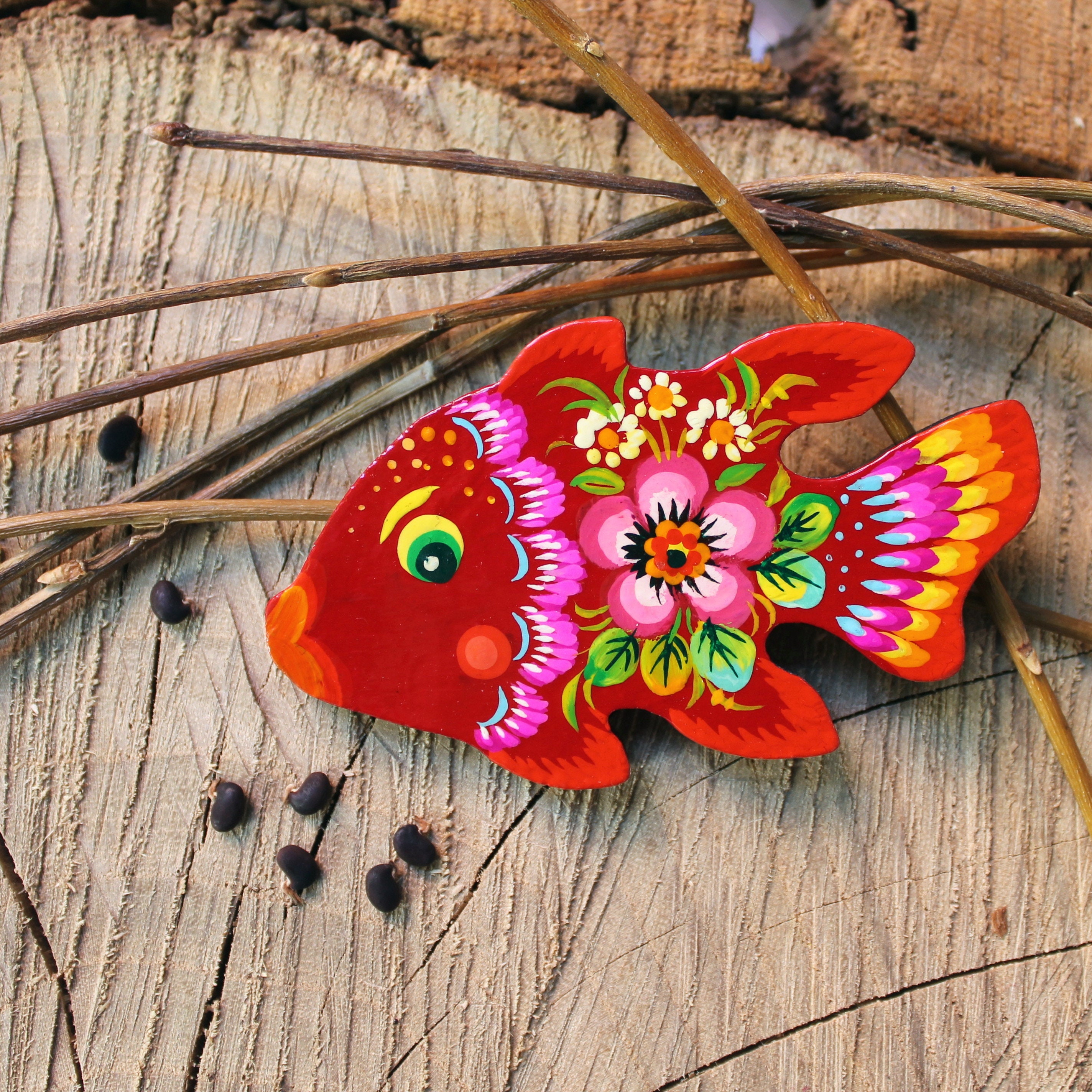 まい様お取り置きです。Ｎｏ．356 ハート レジン 猫 マーカー マグネット Fish Lover Fridge Magnets - Animal Wooden Magnets Figures - Pretty