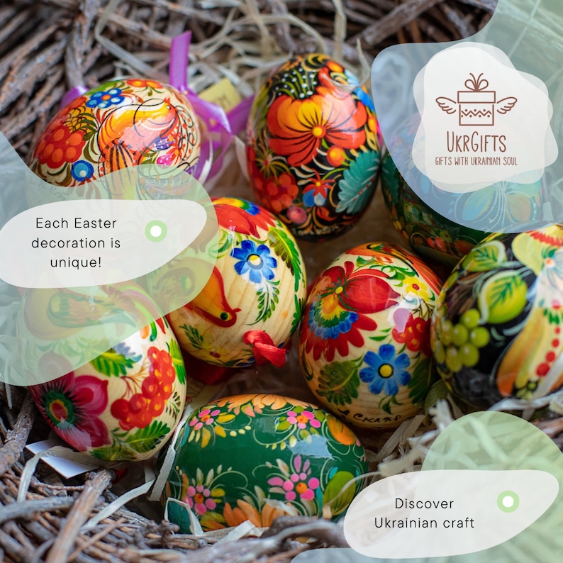 Hand Painted Easter Egg- Ukrainian Easter Eggs – Pysanka-eggs With ...