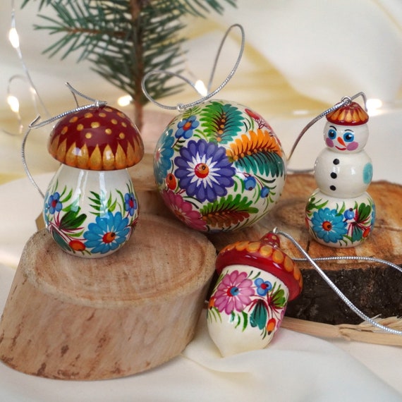 Set di 4 mini decorazioni per l'albero di Natale a tema fast food - Festivo inverno fast food popcorn hamburger hot dog caramelle dolce divertimento regalo di Babbo Natale segreto - Italia