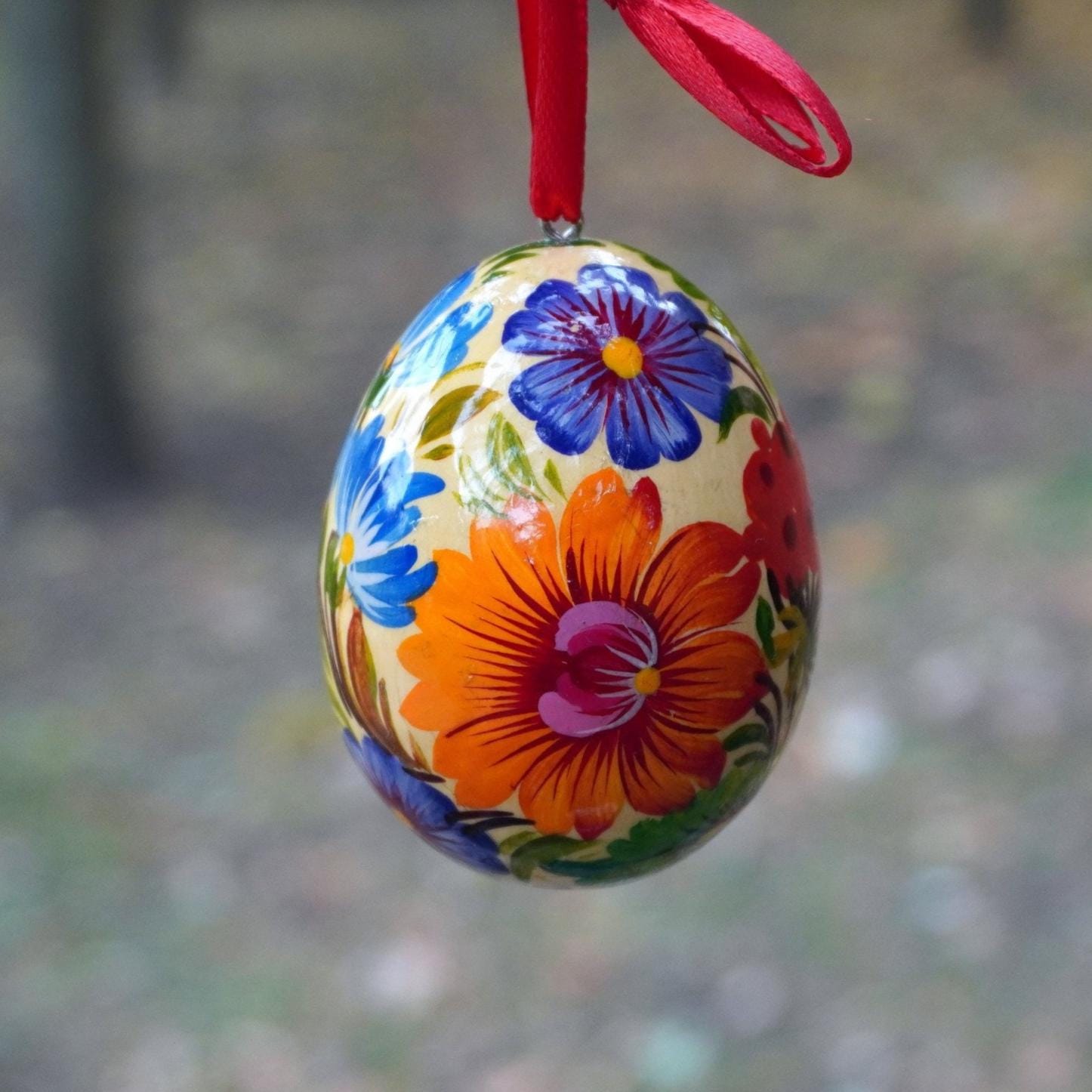 Ukrainian Pysanka Wooden Hand Painted Easter Eggs to Hand to the Easter ...