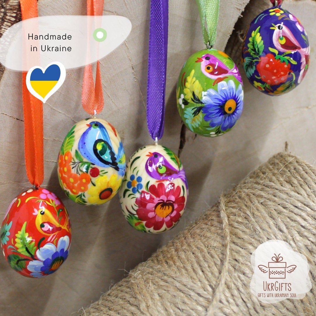 Hand Painted Egg With Butterfly - Ukrainian Easter Eggs Handmade ...