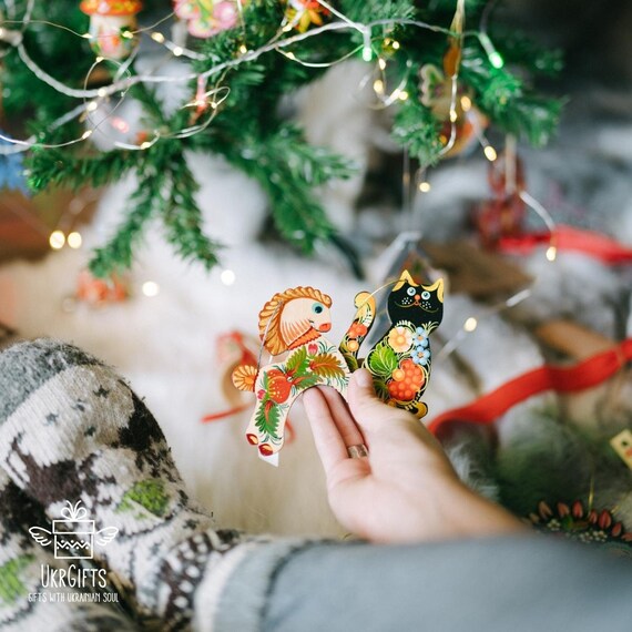 12 Ciondoli Natalizi In Legno E Feltro A Forma Di Renna | Decorazioni Per Albero Con Corda | Ornamenti Fai Da Te In Rosso, Bianco, Grigio E Marrone | Regalo Natale Fai Da Te - 2