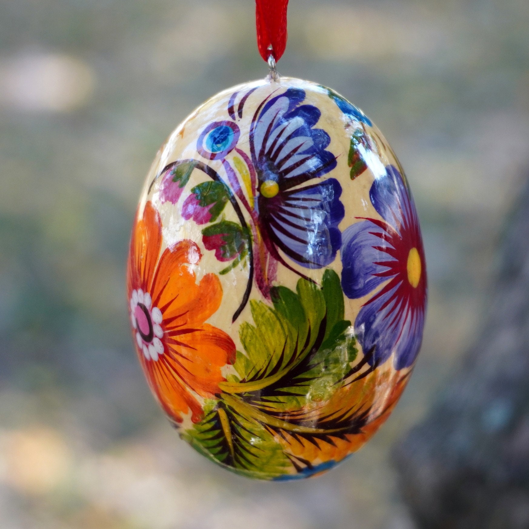Ukrainian Pysanka Wooden Hand Painted Easter Eggs to Hand to the Easter ...