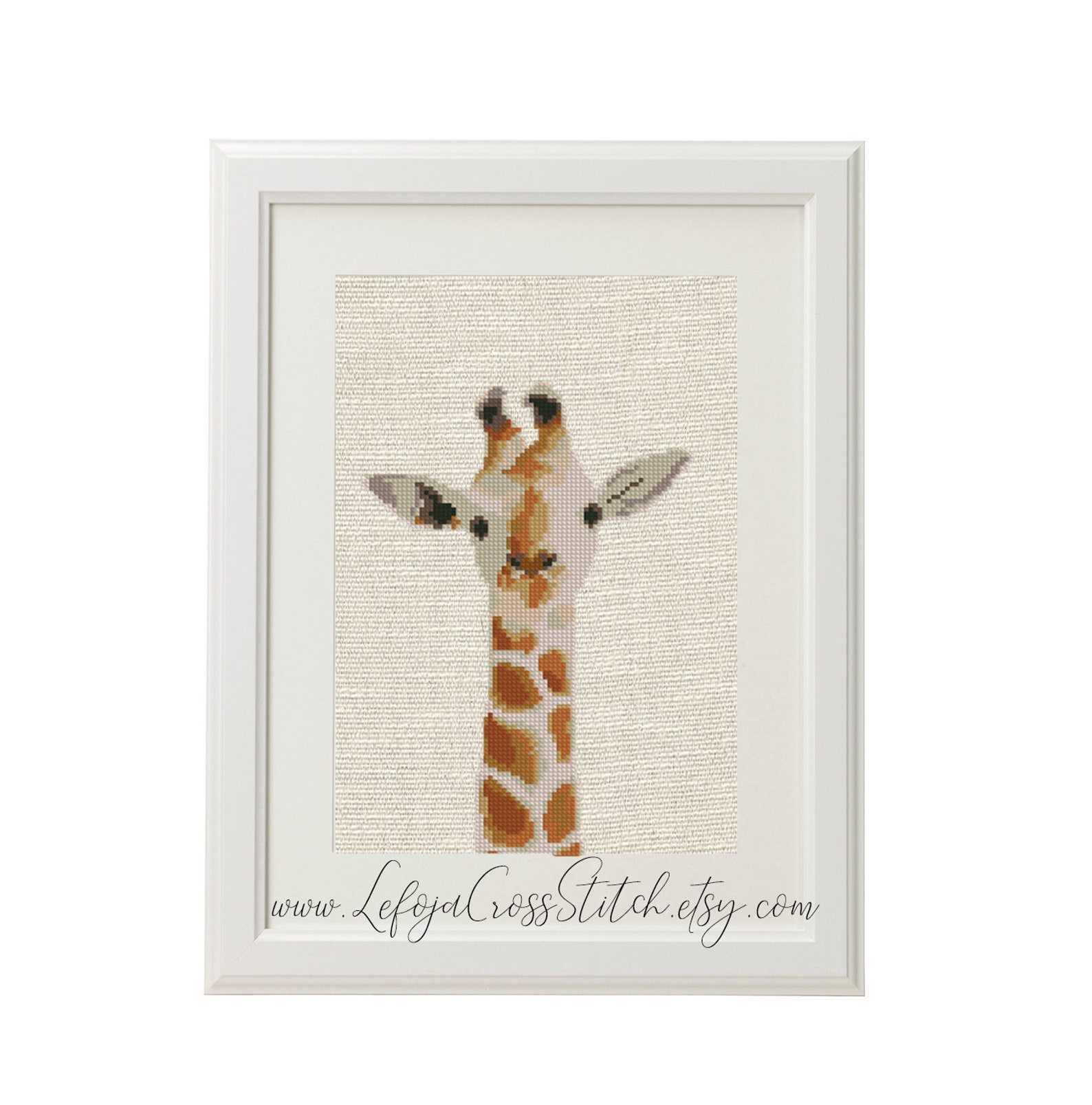 Giraffe Baby Cross Stitch Pattern Modern Cross Stitch by Etsy
