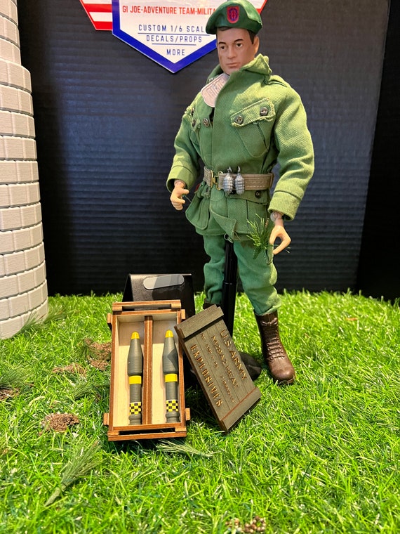 本当に信頼出来る商品 Action / Joe Gi Figure Bazooka Custom Beret Green Scale 1/6 ミリタリー