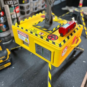 1/6 Scale Custom Gi Joe Adventure Team Themed Outdoor Spotlight & Generator Set