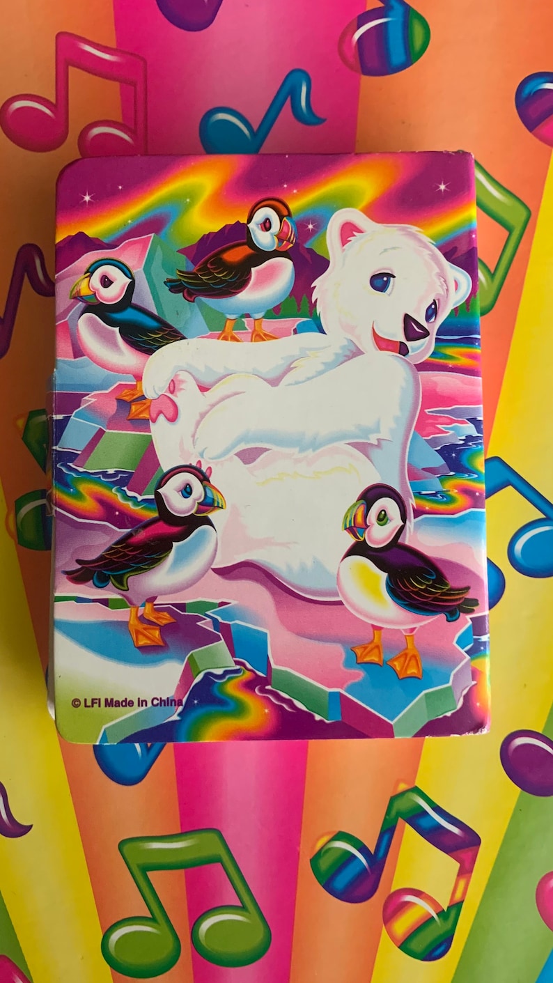 Lisa Frank Vintage ROARY Polar Bear SNAP-ON Notepad | Etsy