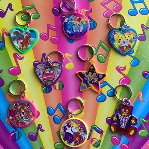 vintage lisa frank clip on earrings party favor pack new Nib 8 Pairs Cat  Unicorn