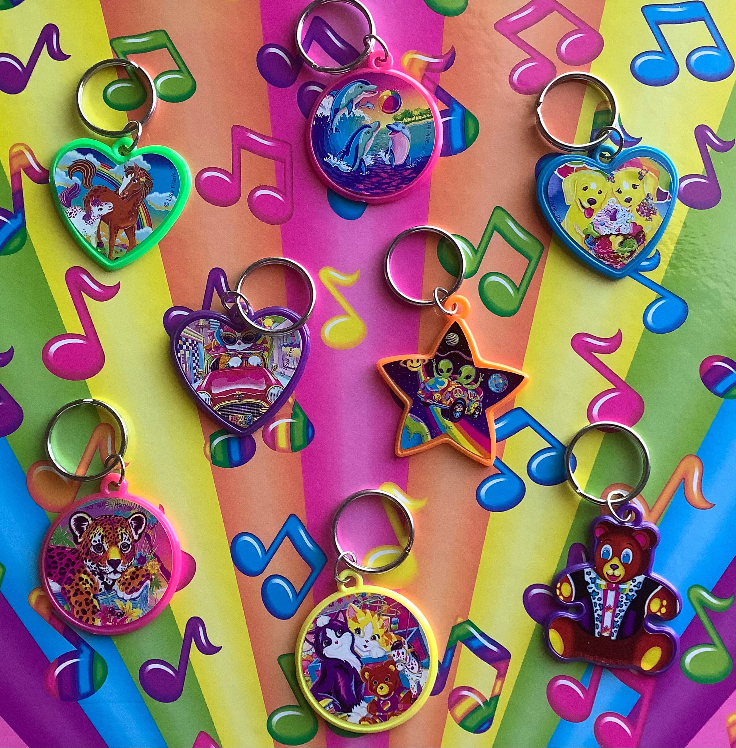 Lisa Frank Girl Stickers, Lisa Frank Party Decor, Lisa Frank Craft