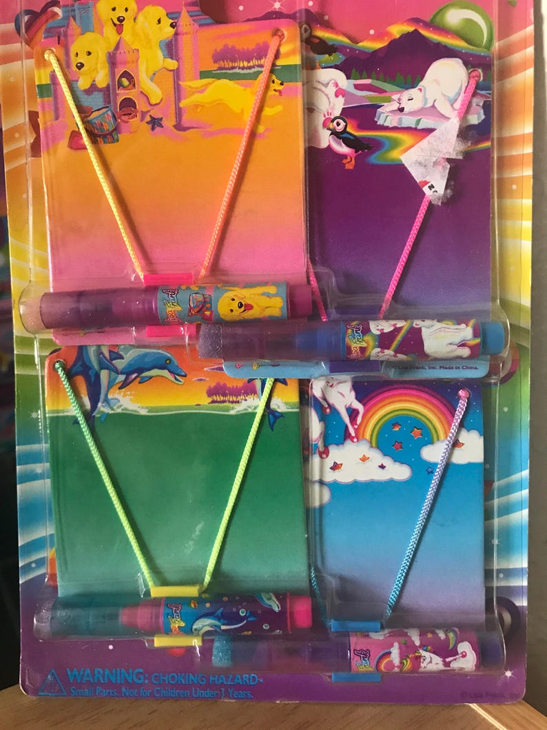 Vintage Lisa Frank Party Favors Mini Magic Memo Boards