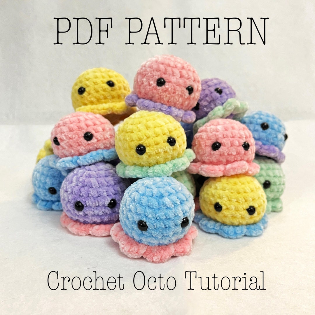 Downloadable Crochet Octo PDF Pattern english Etsy