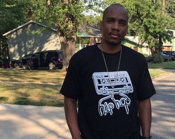 Clearance Unisex Old School Hip Hop Shirt - Mixtape - Music Tape - Old School Rap - Radio DJ - Cassette Tape - Retro - Hip Hop Music Shirt