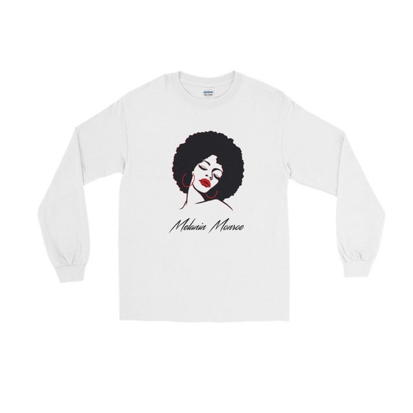 Camiseta De manga larga Melanin Monroe