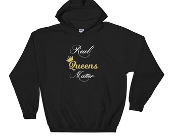 Queen Hoodie - King and Queen - Couples Hoodies - King Queen Hoodies - Gifts For Couples - Matching Hoodies - His and Hers - Couple Hoodies