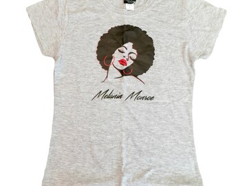 Melanin Monroe Shirt - Naturalista Shirt - Melanin Shirt - Black Girls Rock Shirt - Afro American Shirt - Black Is Beautiful -