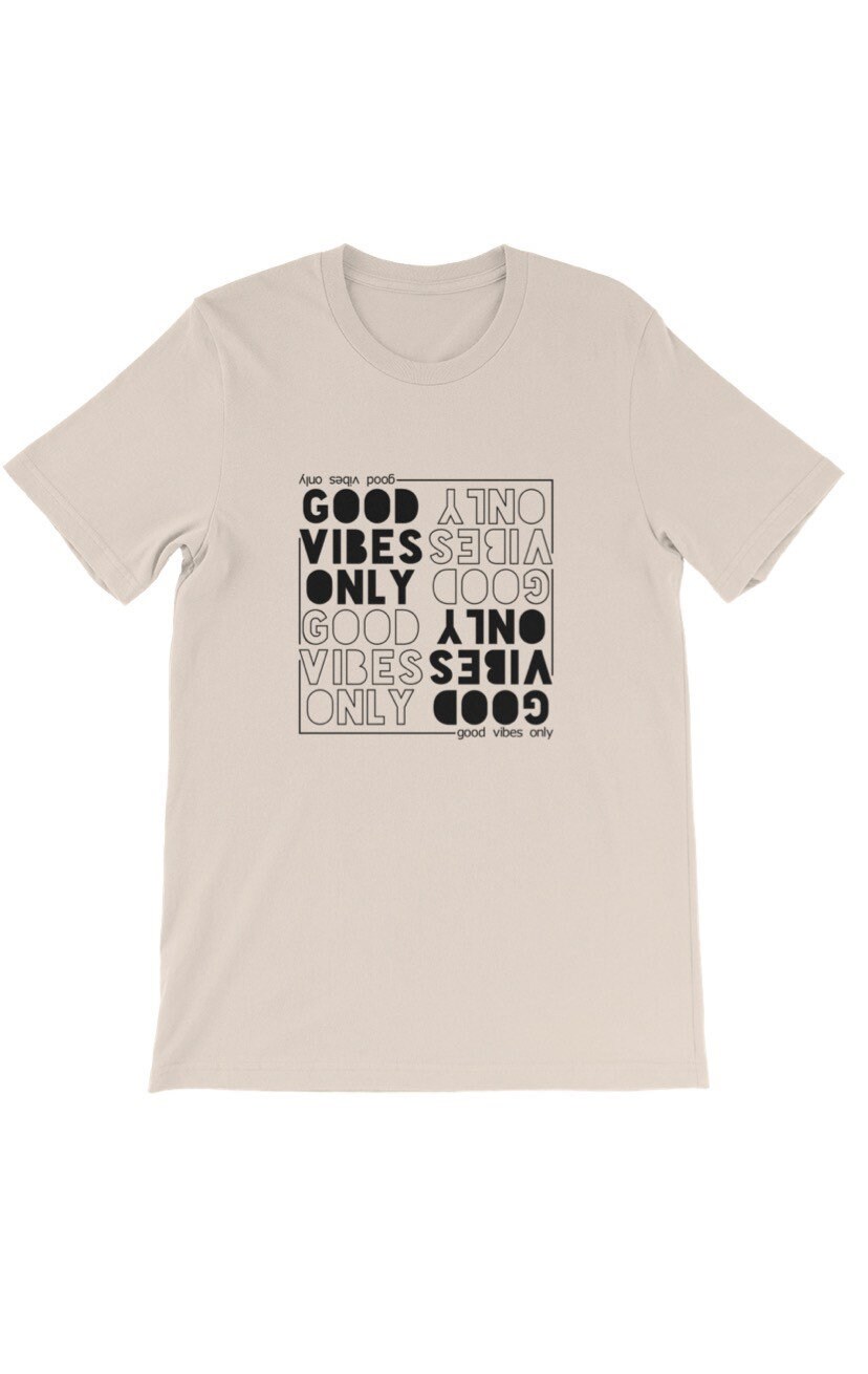 Unisex Good Vibes Solo Camisa De Manga Corta Premium Etsy