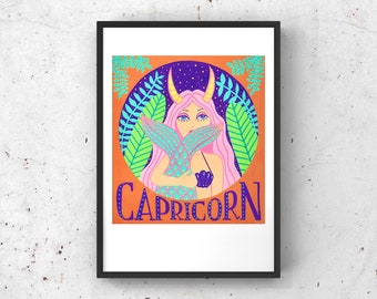 CAPRICORN PRINT CAPRICORN zodiac signs