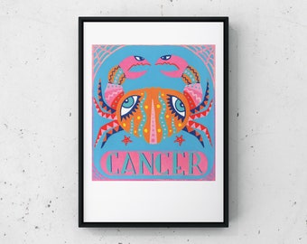 CANCER PRINT CANCER zodiac sign