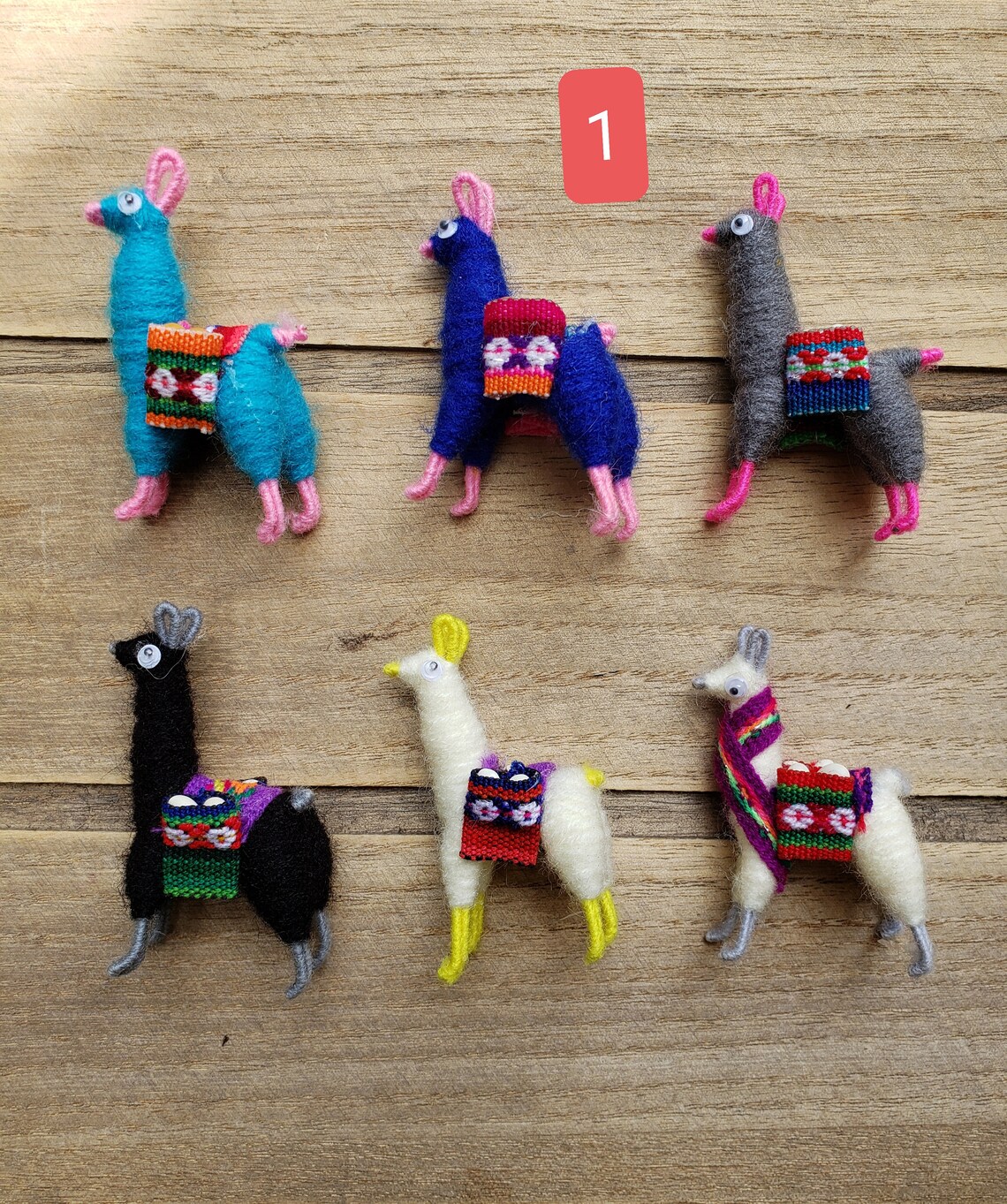 Set of 6 12-18-llamas Gifts for llama lovers Llama | Etsy