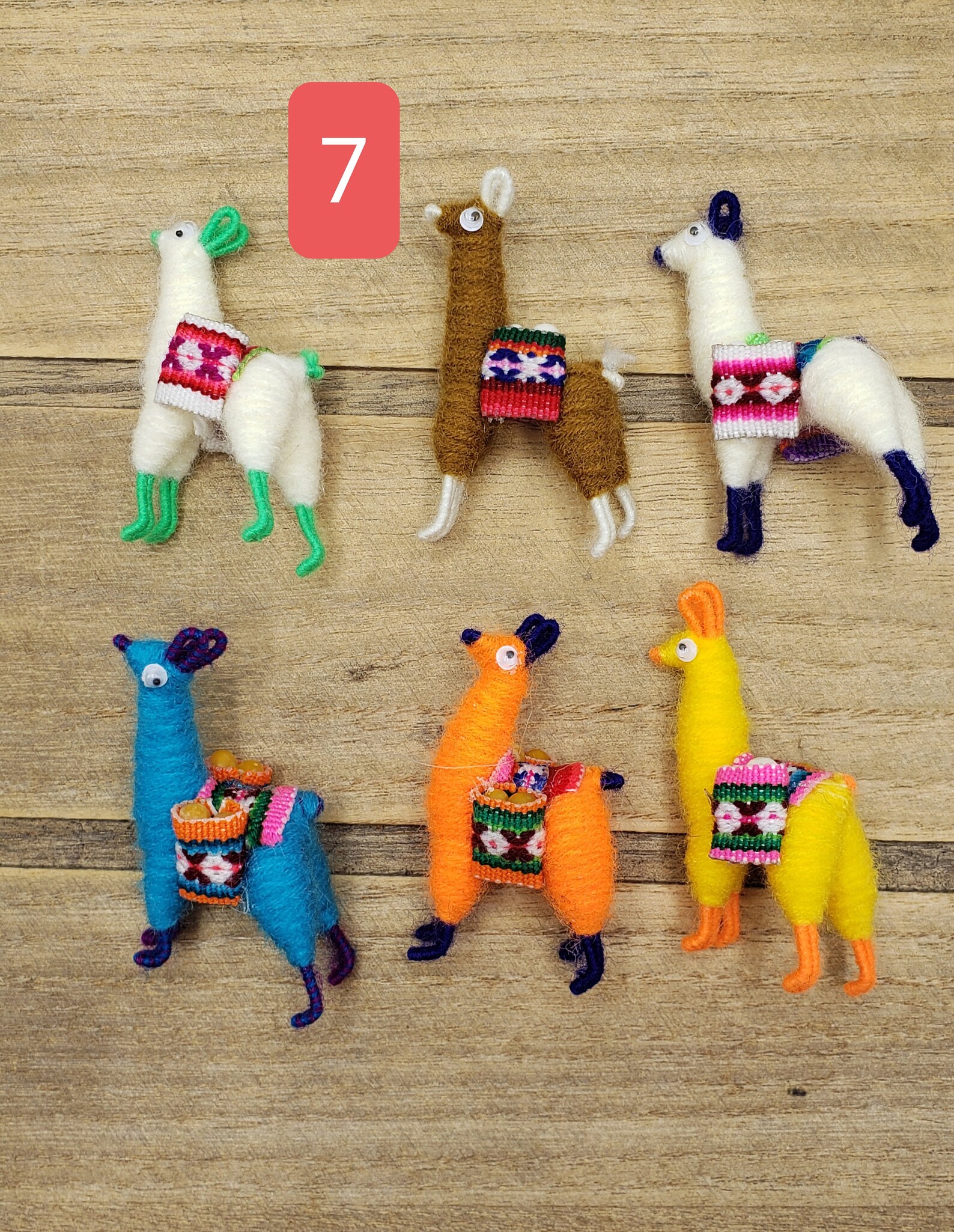 Set of 6 12-18-llamas Gifts for llama lovers Llama | Etsy