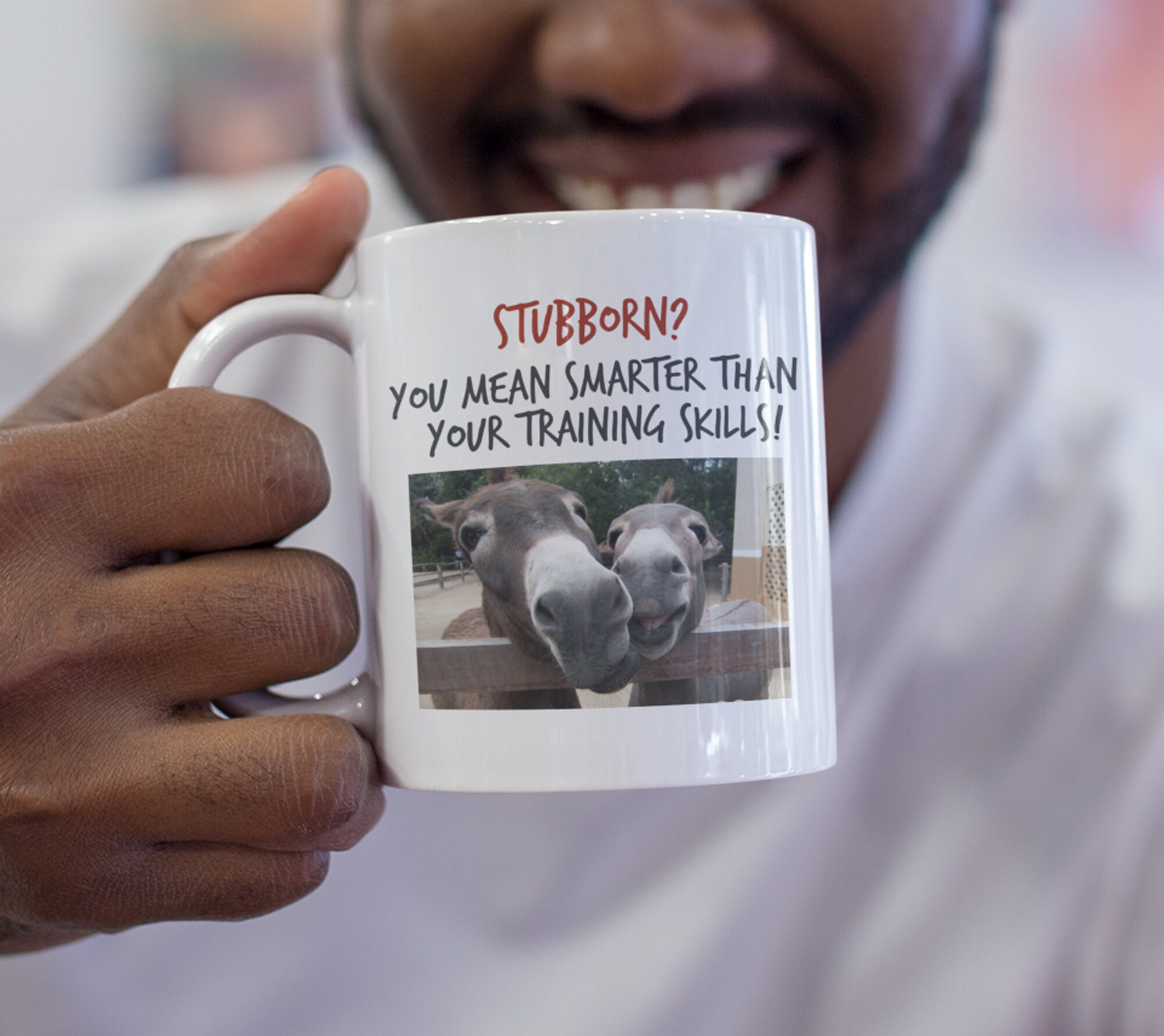 Funny Donkey Coffee Mug. Donkey Gifts for Donkey Lovers. Funny Donkey