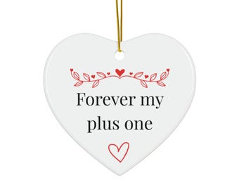 Personalisierte Valentinstag Herz Ornament für Freundin, Freund, Ehemann oder Frau