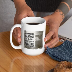 Horse Lover Mug – “Always Someone Waiting at the Stable” Quote Coffee Cup Gift for Equestrians, Riders, Horse Owners & Barn Friends image 8