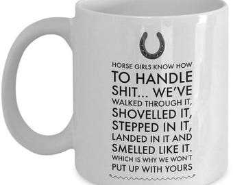 Lustige Pferdebecher 11oz oder 15oz. Pferdegeschenke für Frauen oder Mädchen. Pferd Liebhaber Geschenk. Pferde Mädchen Tasse. Pferdehalter Geschenk. Pferd Becher