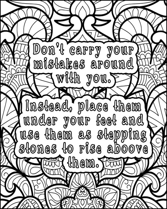 Once in a while.  Coloring pages inspirational, Coloring pages, Quote coloring  pages