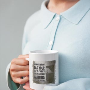 Horse Lover Mug – “Always Someone Waiting at the Stable” Quote Coffee Cup Gift for Equestrians, Riders, Horse Owners & Barn Friends image 4